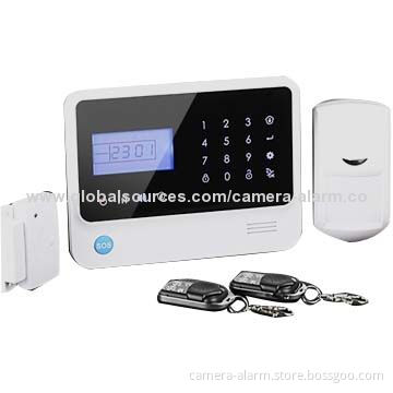 GSM Alarm System, 6 Voice Alarm Phones, Full Operating Prompts, LCD Display with SIM Card